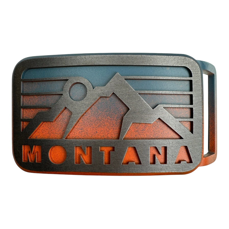 Montana Elevation Belt Buckle