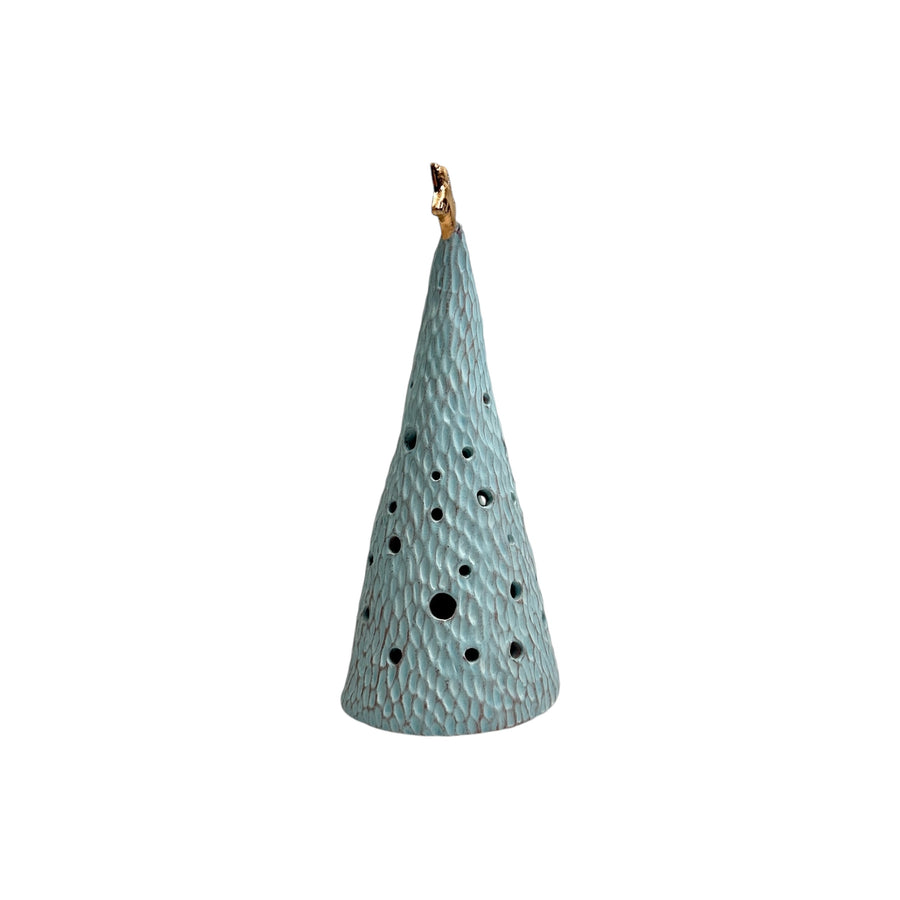 Holiday Luminary Tree - Light Blue - Small