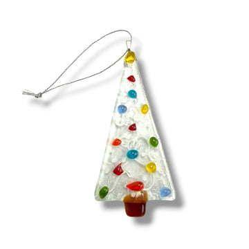 Mini Tree Glass Ornament