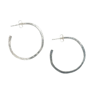Earrings - Sterling Hoop - Large
