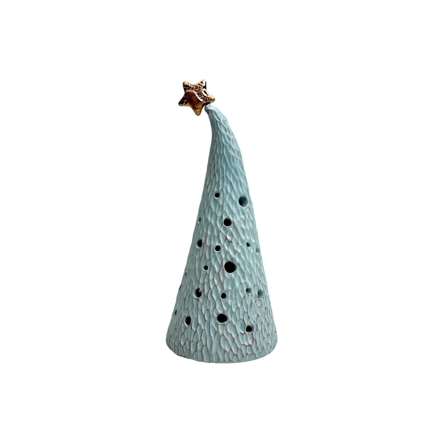 Holiday Luminary Tree - Light Blue - Small