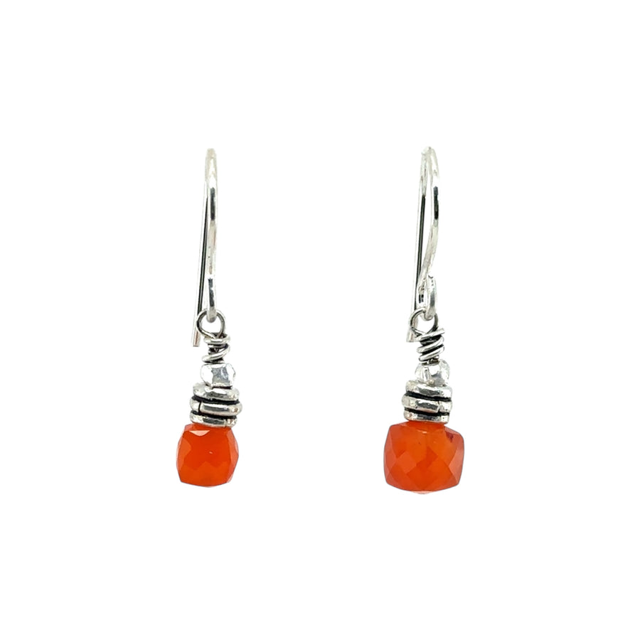 Earrings - Carnelian - Tiny