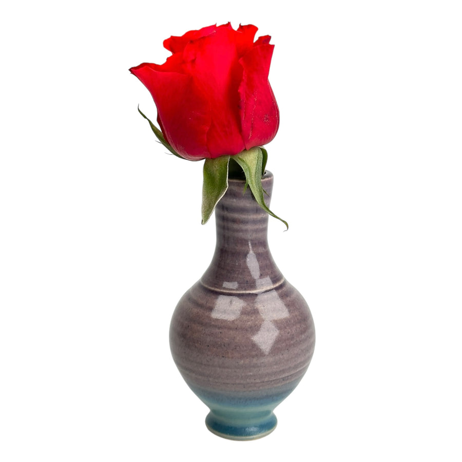 Bud Vase - Purple/Light Blue