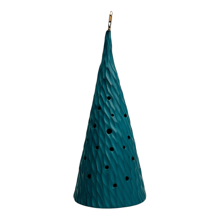 Holiday Luminary Tree - Teal - Large