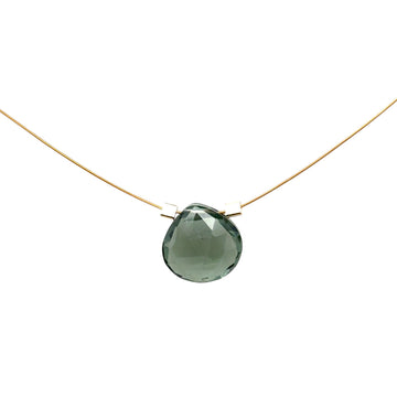Moss Aquamarine Necklace