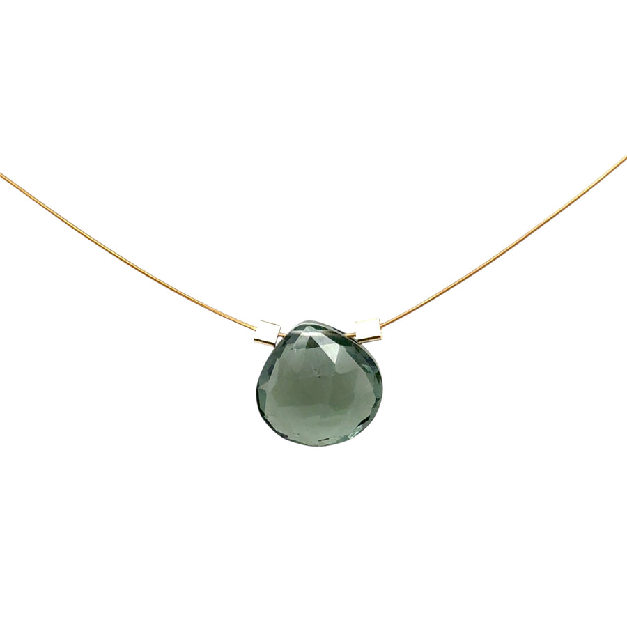 Moss Aquamarine Necklace