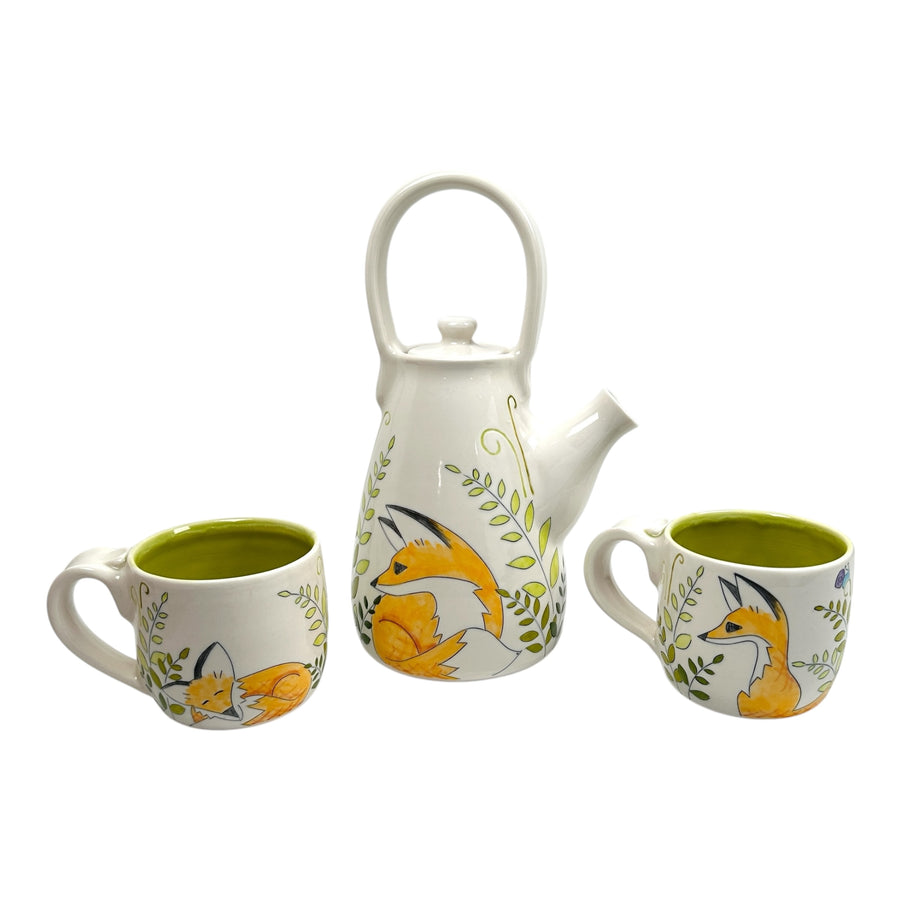 Fox and Fern - Teapot - Large