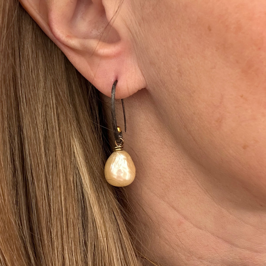 Earrings - Pearl and Gold Vermeil