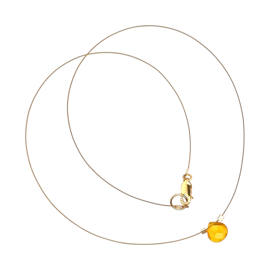Yellow Topaz Necklace