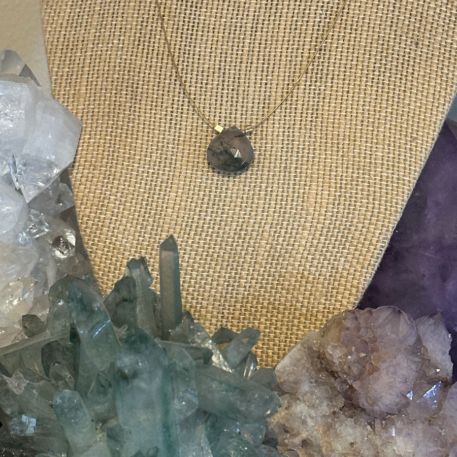 Green Moss Agate Necklace