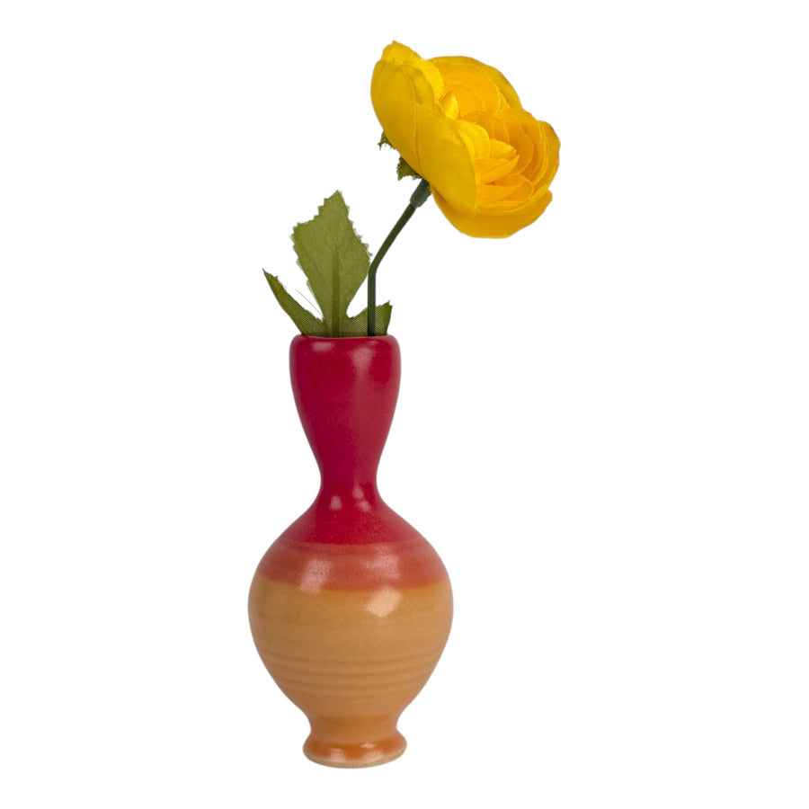 Bud Vase - Red/Yellow