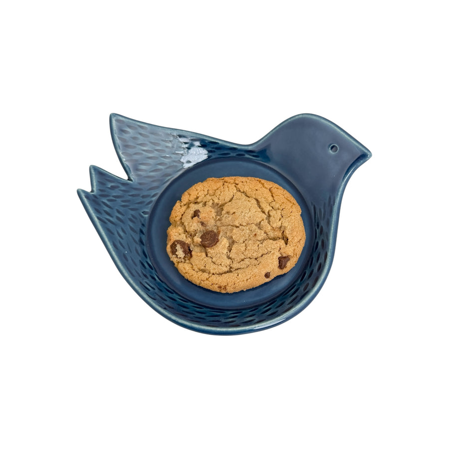 Bird Plate - Large - Blue