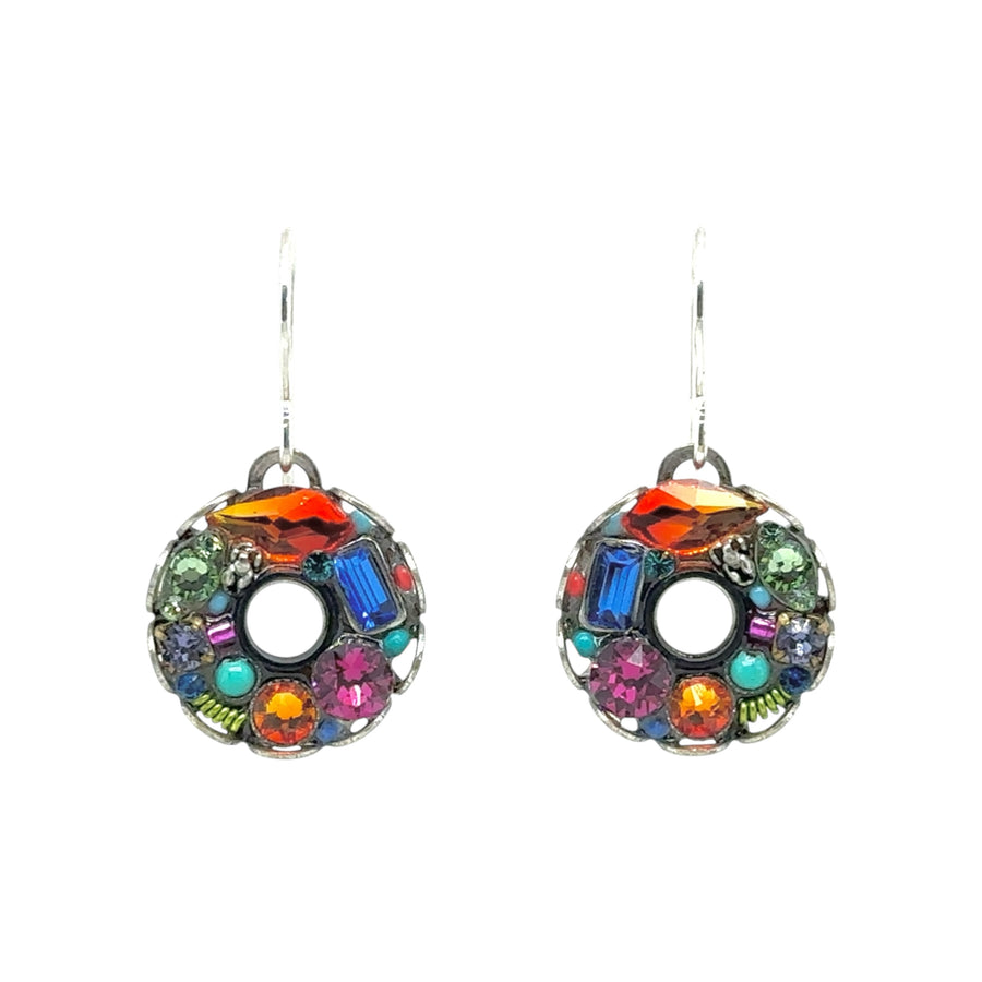 Earrings - Bejeweled Hoop