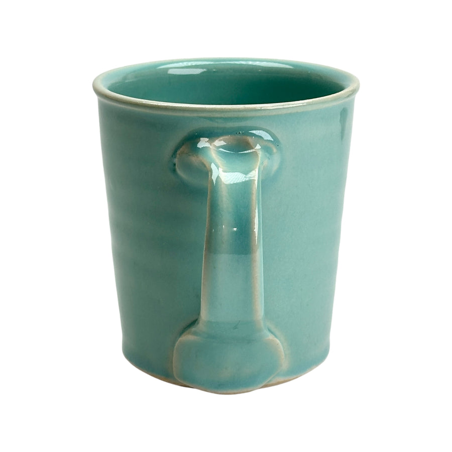 Mug - Blue Lupine on Teal