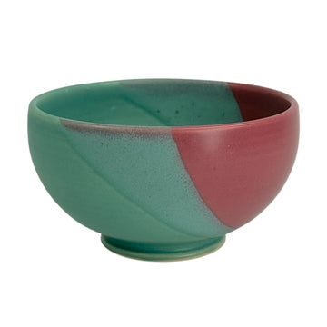 Ice Cream Bowl - Green/Cranberry