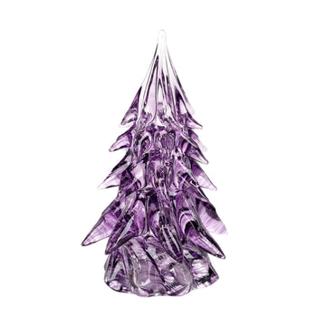 Small Glass Tree - Purple