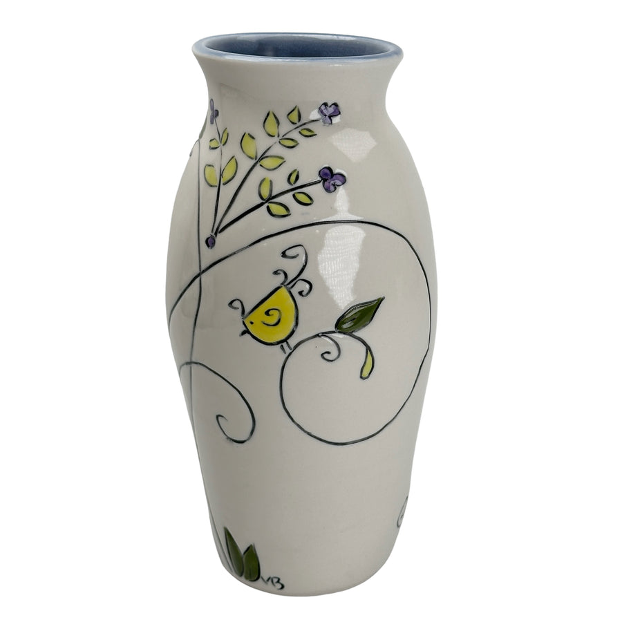 Swirly Bird  - Vase - Large