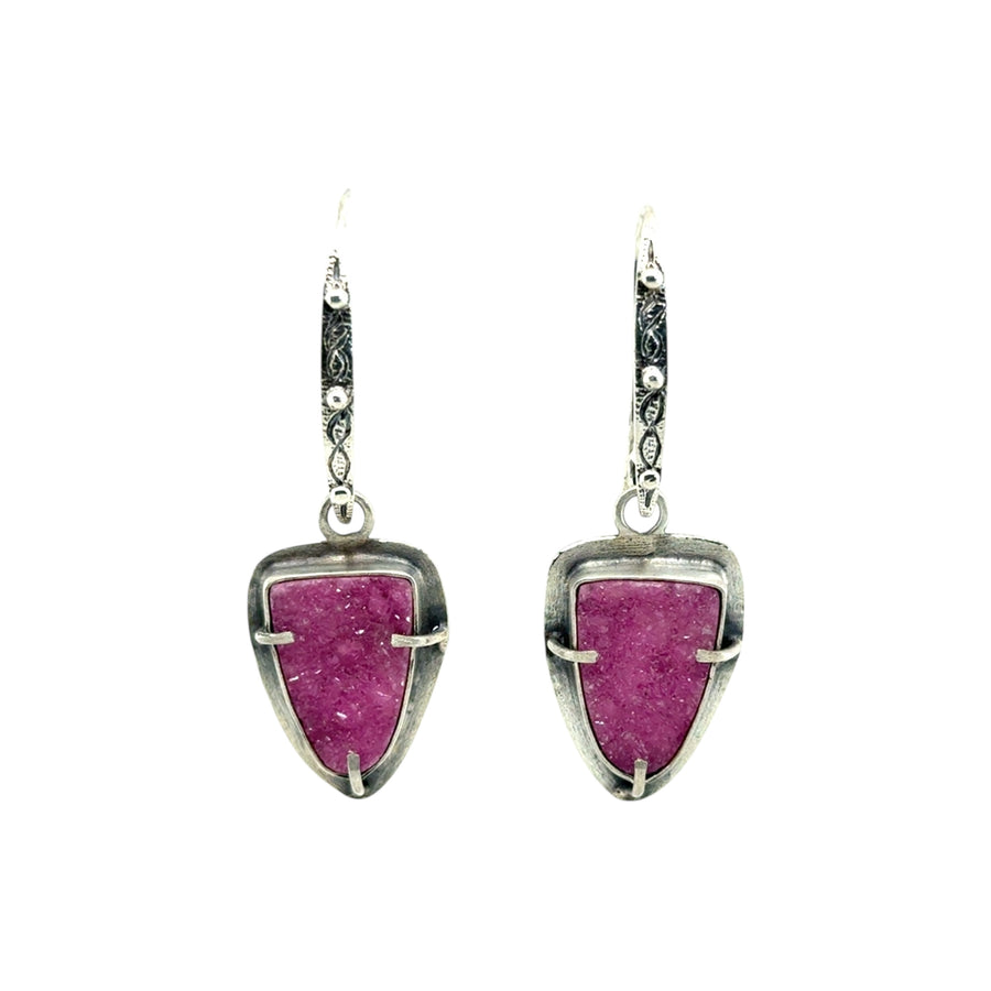 Earrings - Cobalto Calcite