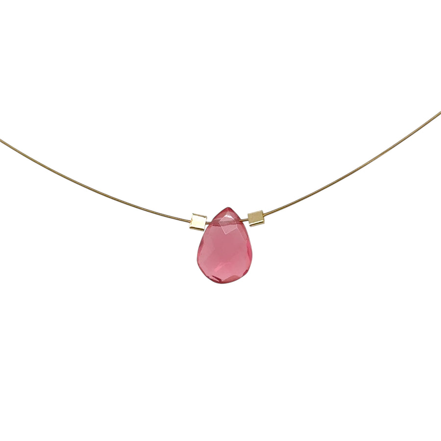 Pink Tourmaline Necklace