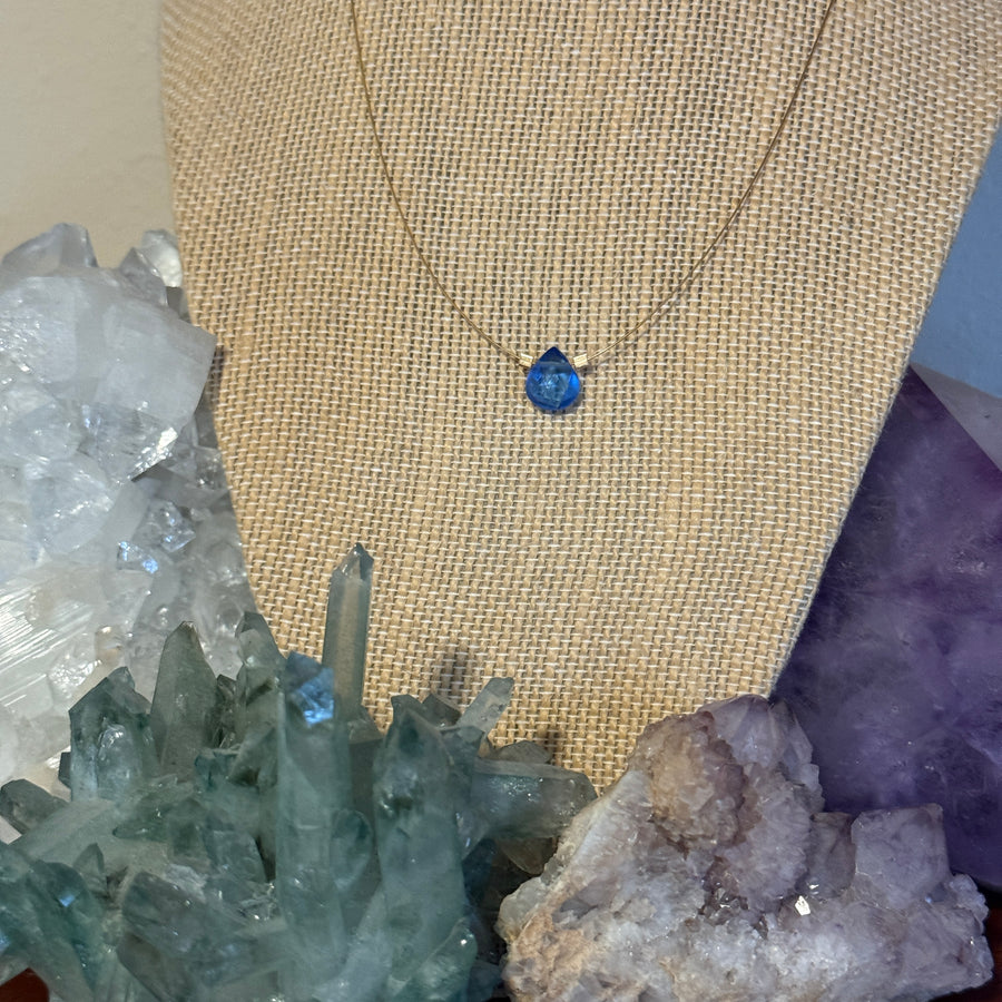 Blue Quartz Necklace