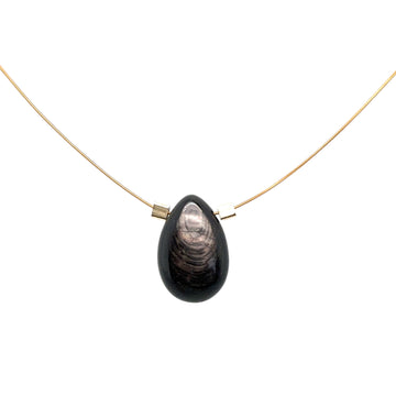 Black Moonstone Necklace