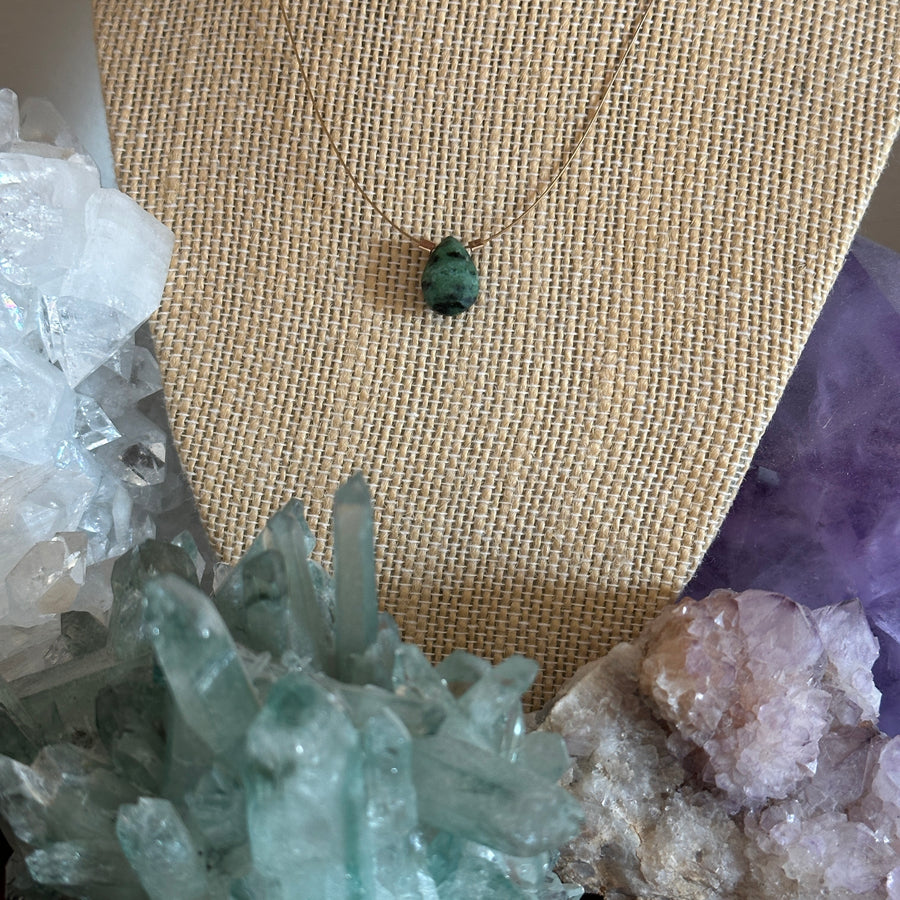 Ruby Zoisite Necklace