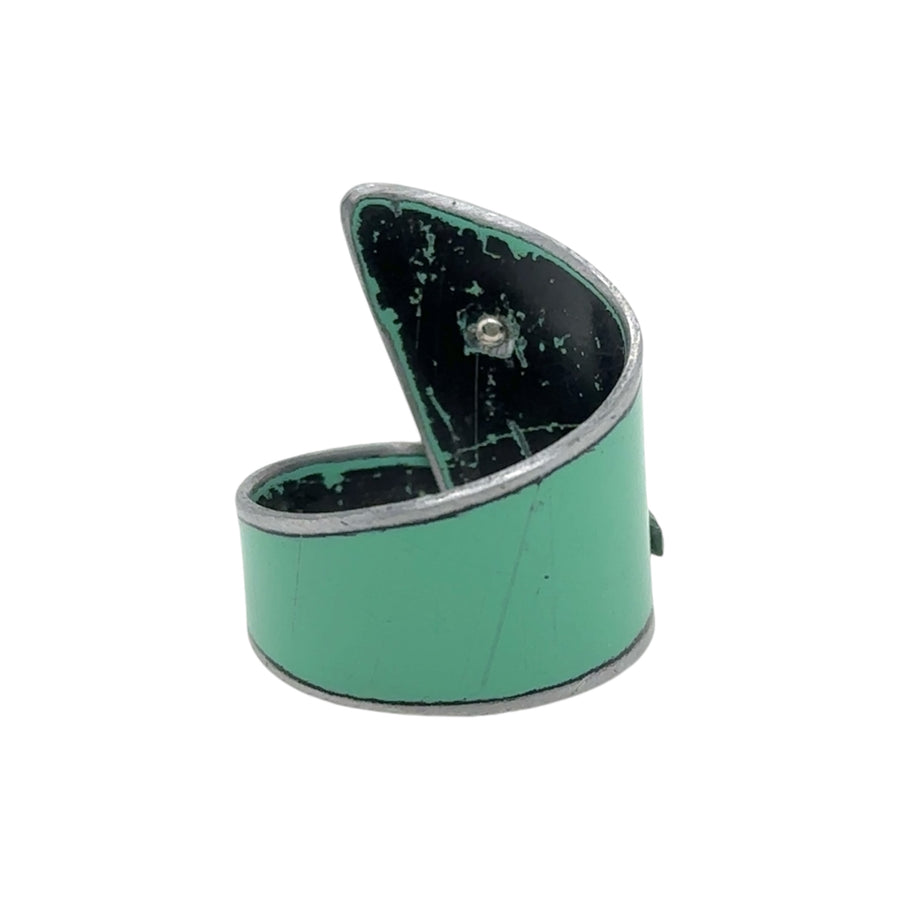 Ring - Green with Blue Dot - Size 8