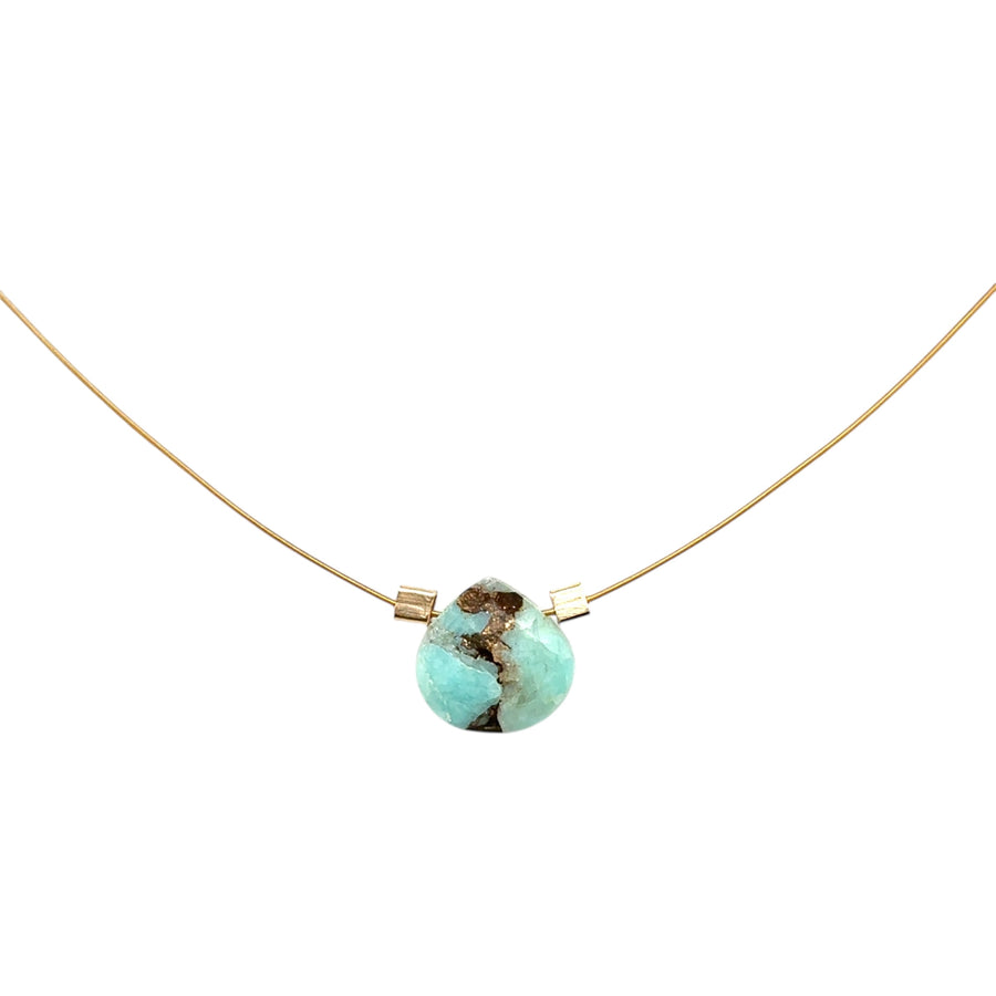 Copper Amazonite Necklace