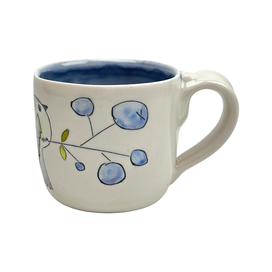 Birds and Blueberries - Mug - Small