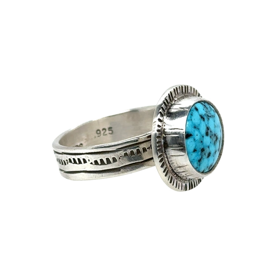 Ring - Spiderweb Turquoise - Size 7