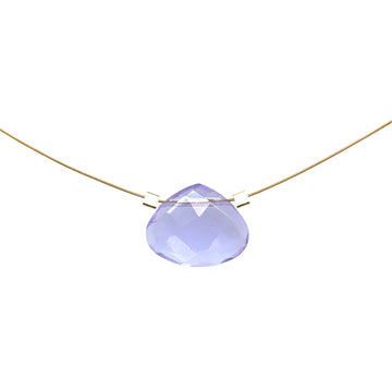 Czech Quartz Necklace - Hyacinth