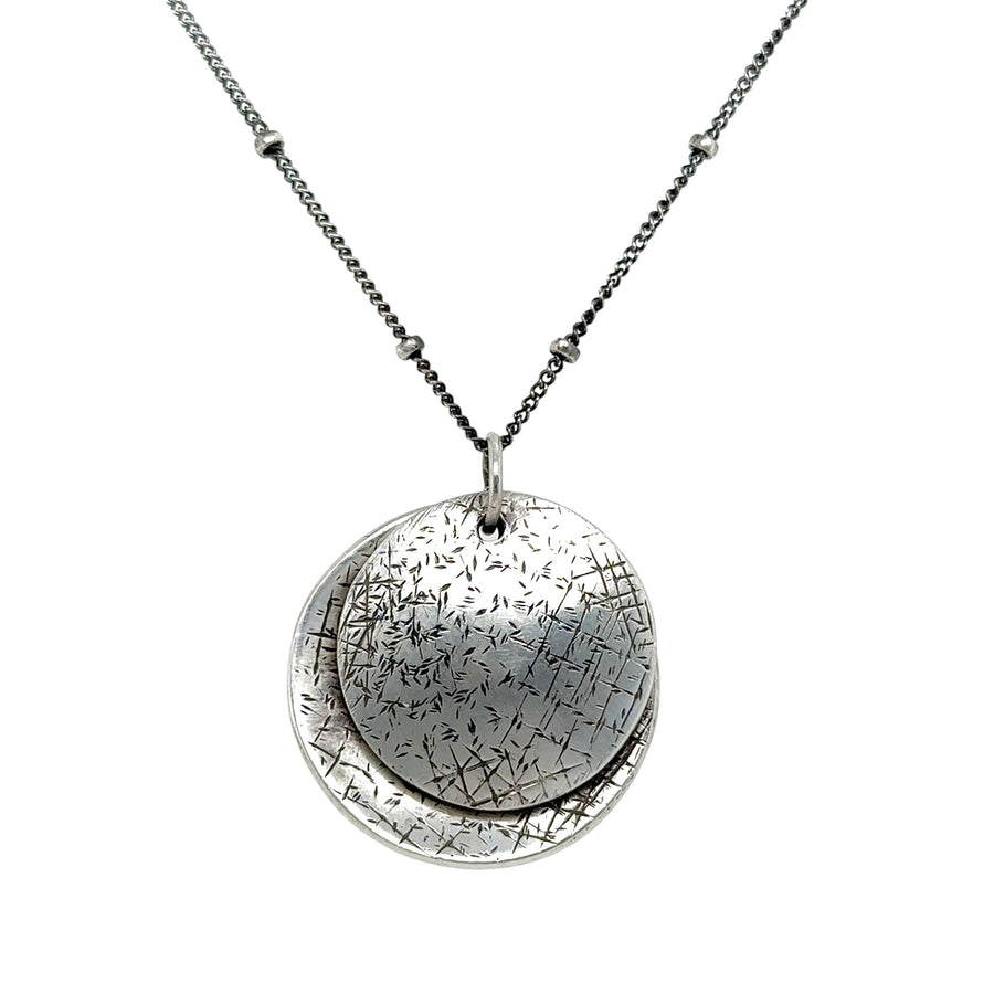 Necklace - Silver Moons