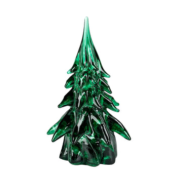 Small Glass Tree - Dark Green