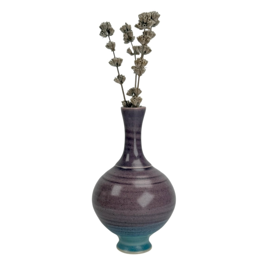 Bud Vase - Purple/Light Blue