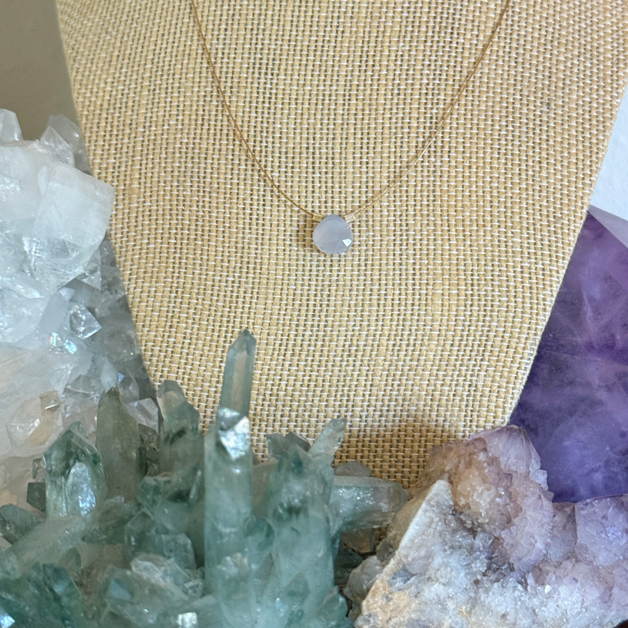 Blue Chalcedony Necklace