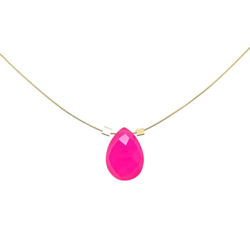 Pink Chalcedony Necklace