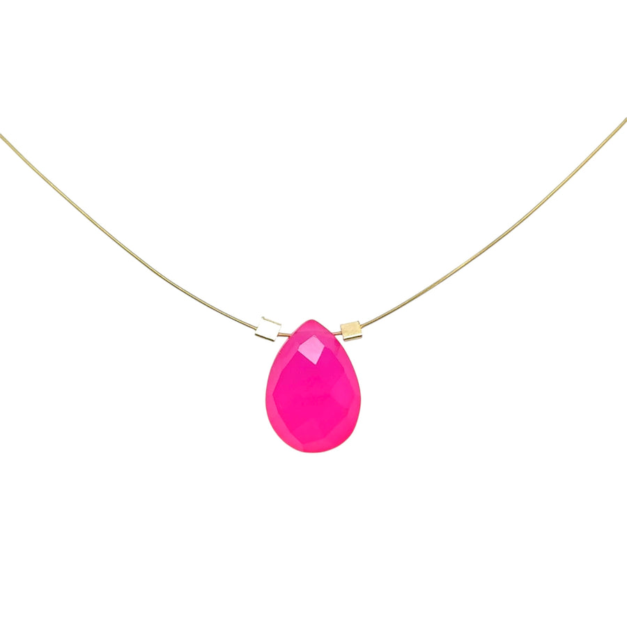 Pink Chalcedony Necklace