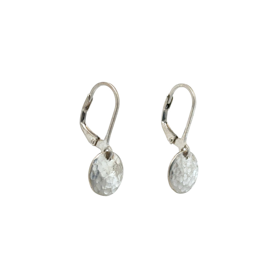Earrings - Hammered Disks