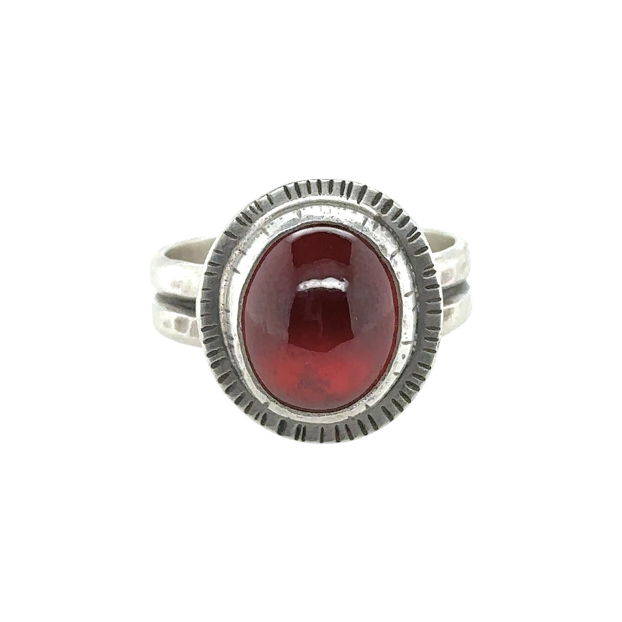 Ring - Hessonite Garnet - Size 8.25