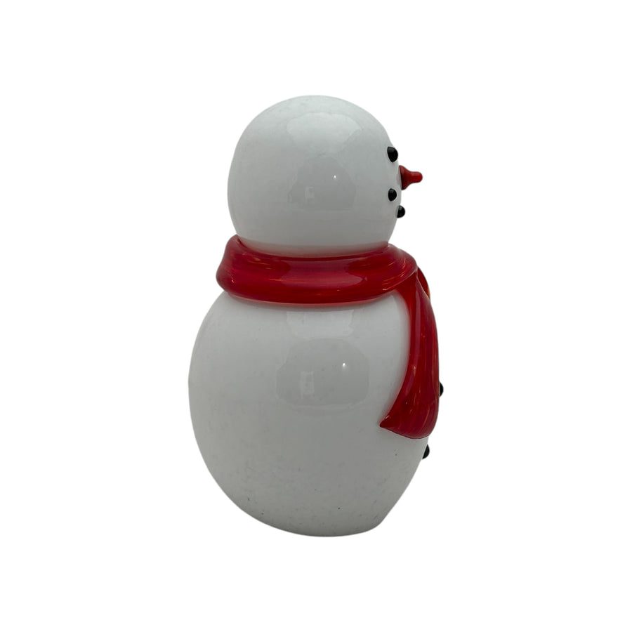 Snowman with Red Scarf