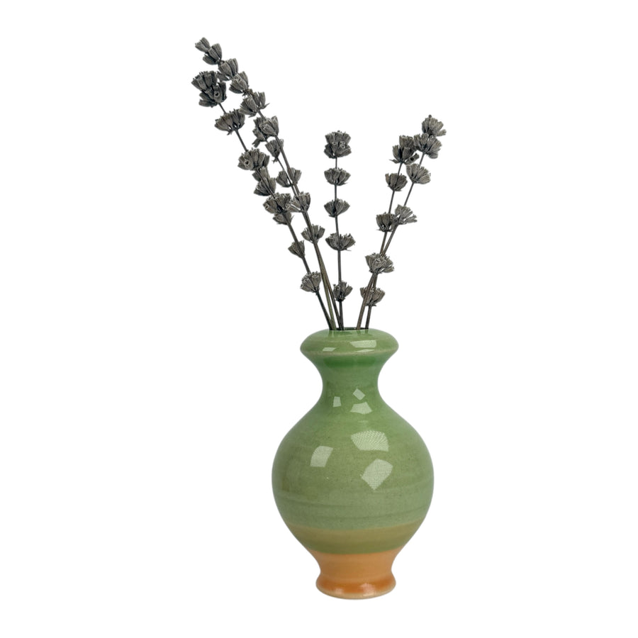 Bud Vase - Green/Yellow