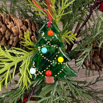 Tree Glass Ornament - Small