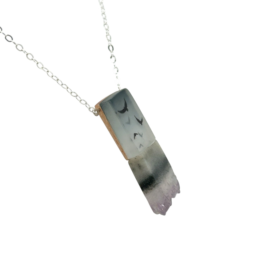 Necklace with Crystals - Tiny Flock