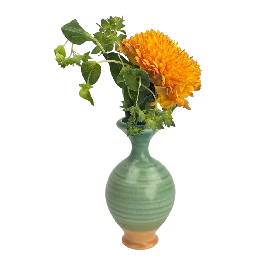 Bud Vase - Green/Yellow