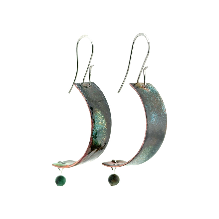 Enameled Earrings