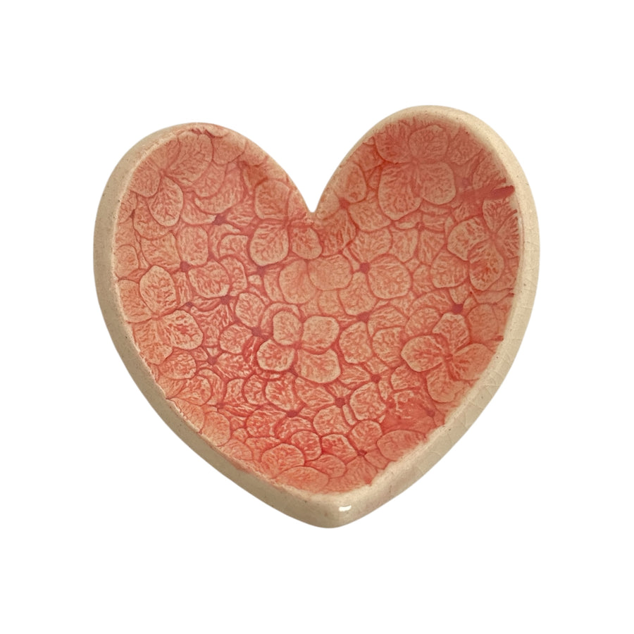 Trinket Dish - Heart - Red - Small