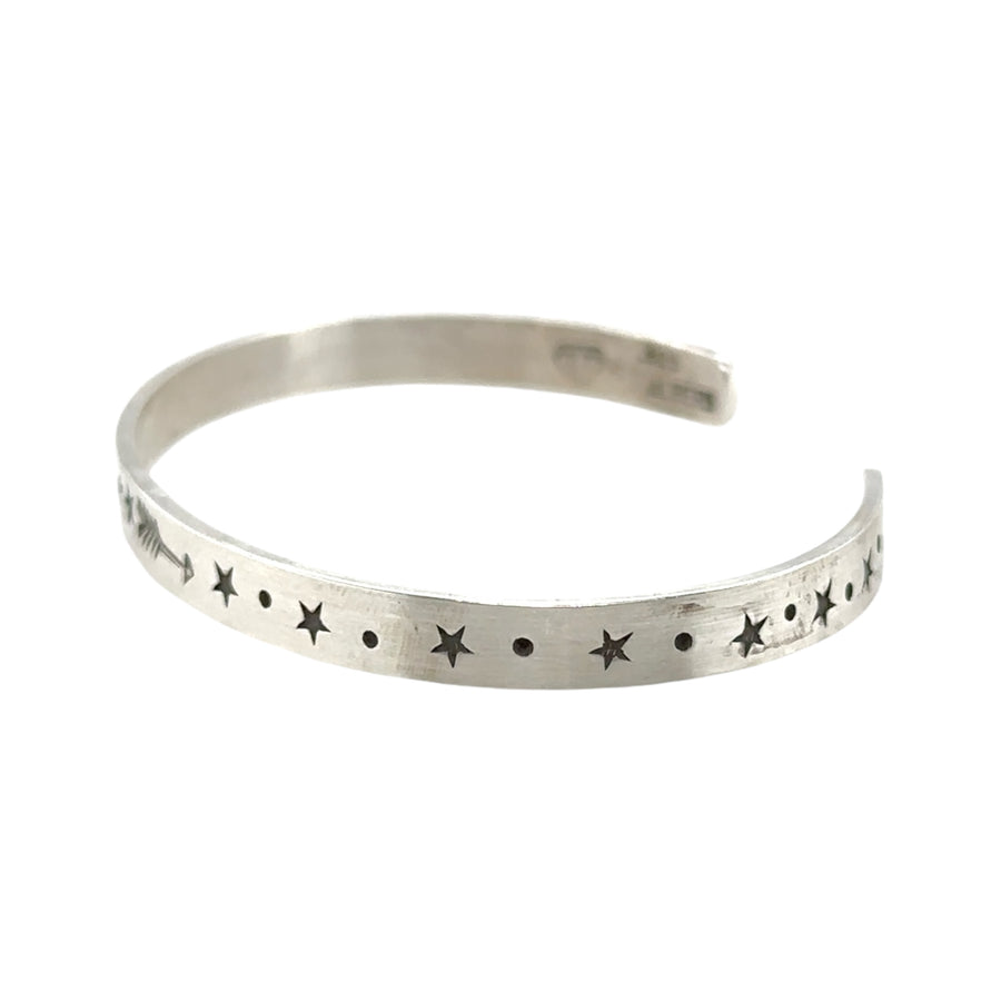 Bracelet - Stamped Silver