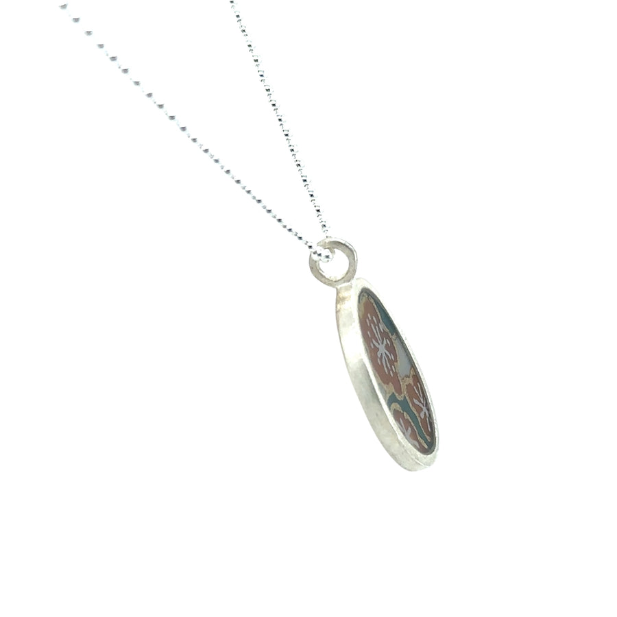 Necklace - Vertical Beachstone