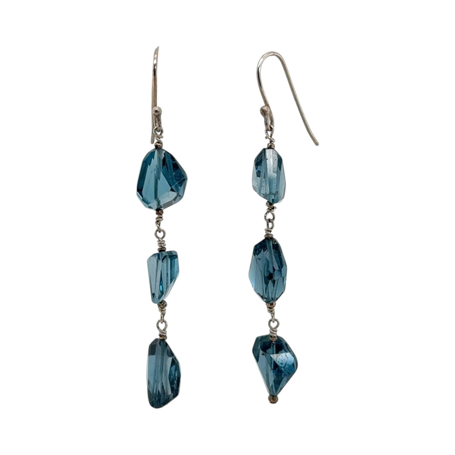Earrings - London Blue Topaz Drops