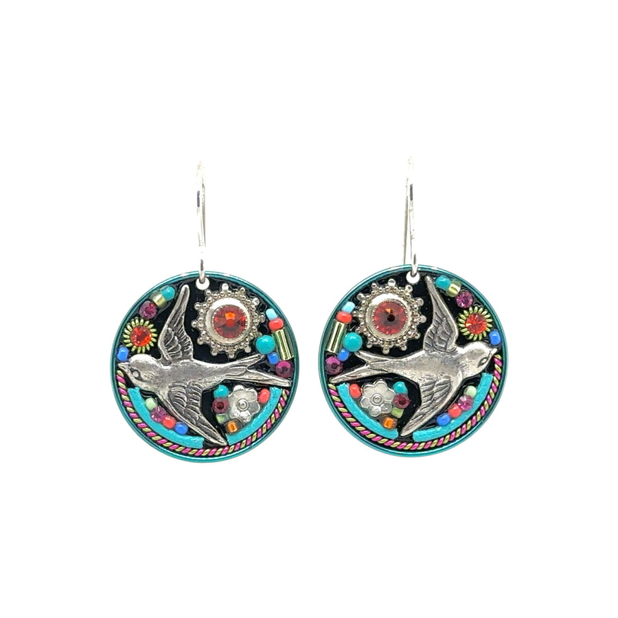 Earrings - Paloma Round